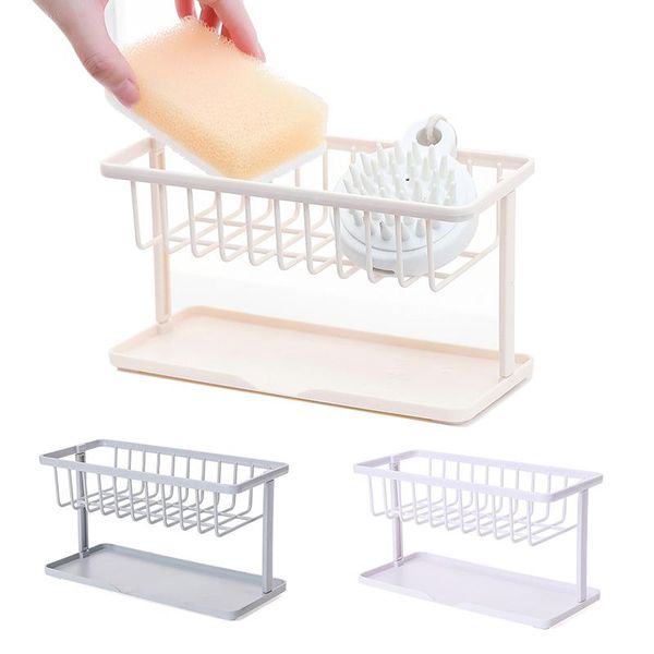 hooks & rails non-slip kitchen sink rack bathroom storage holder sponge soap double plastic drain shelf organizer
hooks & rails non-slip kitchen sink rack bathroom storage holder sponge soap double plastic drain shelf organizer