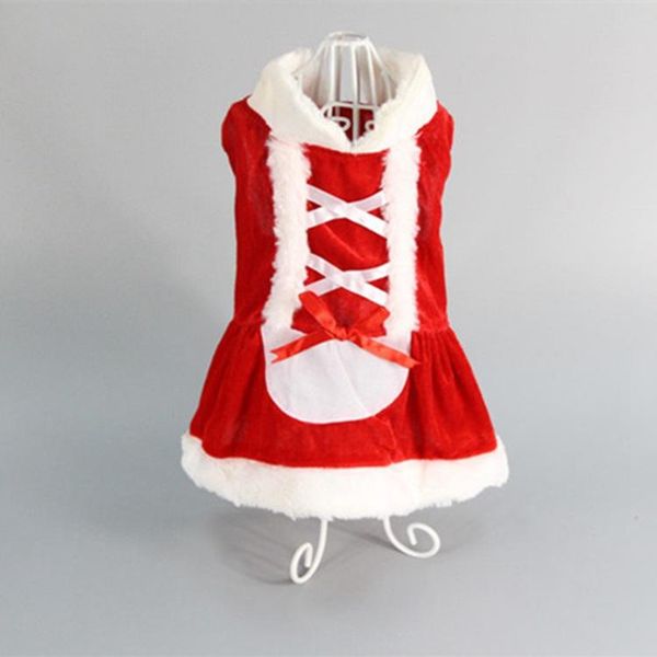 dog apparel clothes pet pure cotton bow skirt teddy christmas- 
dog apparel clothes pet pure cotton bow skirt teddy christmas-