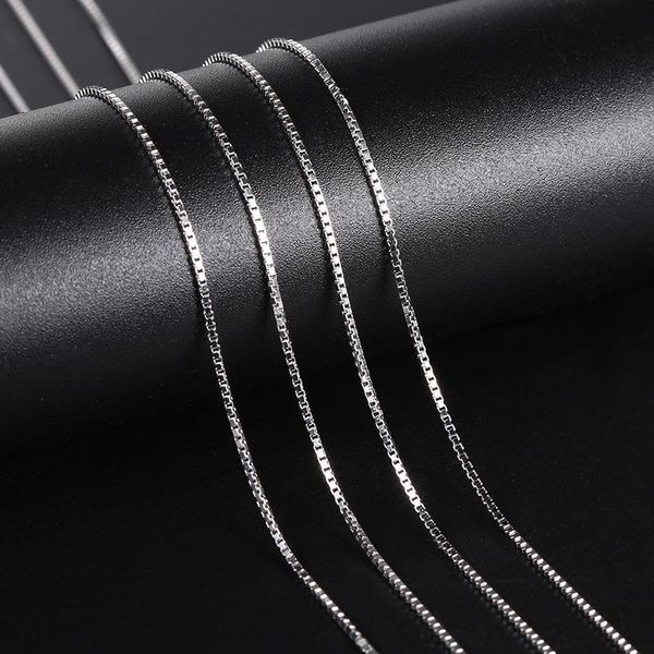 wholesale 45cm chains fashion women girls handmade jewelry accessory silver color water wave box chain necklace y31
wholesale 45cm chains fashion women girls handmade jewelry accessory silver color water wave box chain necklace y31