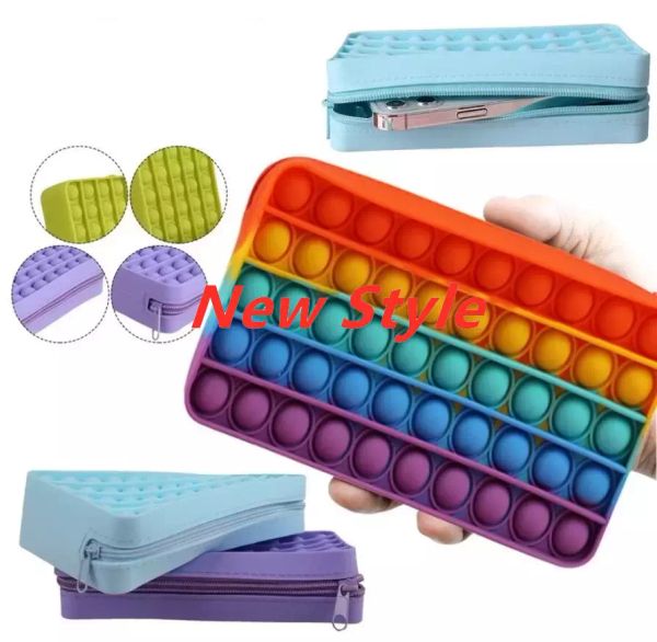 party favor silicone wallet bags push its bubble fidget toy pencil case simpl dimmer antistress soft press figet toys bag
party favor silicone wallet bags push its bubble fidget toy pencil case simpl dimmer antistress soft press figet toys bag