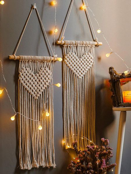 tapestries 2pcs macrame bohemian tapestry handmade love tassel woven farmhouse decor wall hanging home art gift for women
tapestries 2pcs macrame bohemian tapestry handmade love tassel woven farmhouse decor wall hanging home art gift for women
