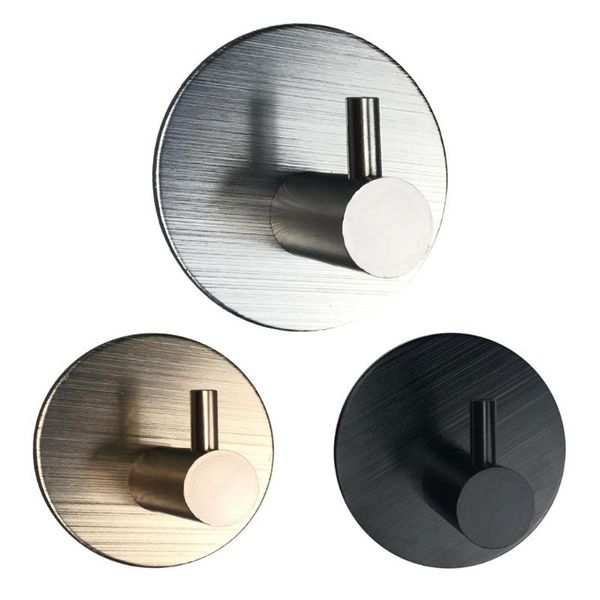 hooks & rails 1pc stainless steel high-end hook self adhesive clothes hange bags key rack kitchen towel hanger bathroom accessory organizer
hooks & rails 1pc stainless steel high-end hook self adhesive clothes hange bags key rack kitchen towel hanger bathroom accessory organizer