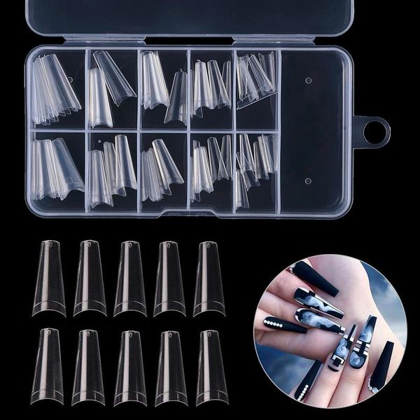 false nails 100/500pcs clear natural french coffin nail acrylic art tips uv gel ultra flexible abs fake manicure tools, Red;gold
false nails 100/500pcs clear natural french coffin nail acrylic art tips uv gel ultra flexible abs fake manicure tools, Red;gold