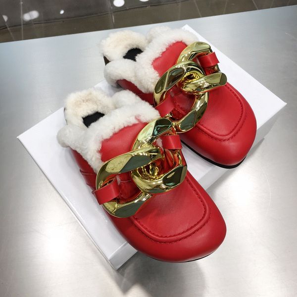 designer winter real fur metal chain mules women shoes loafers round toe casual shoes women furry slides fluffy hairy flip flops, Black
designer winter real fur metal chain mules women shoes loafers round toe casual shoes women furry slides fluffy hairy flip flops, Black