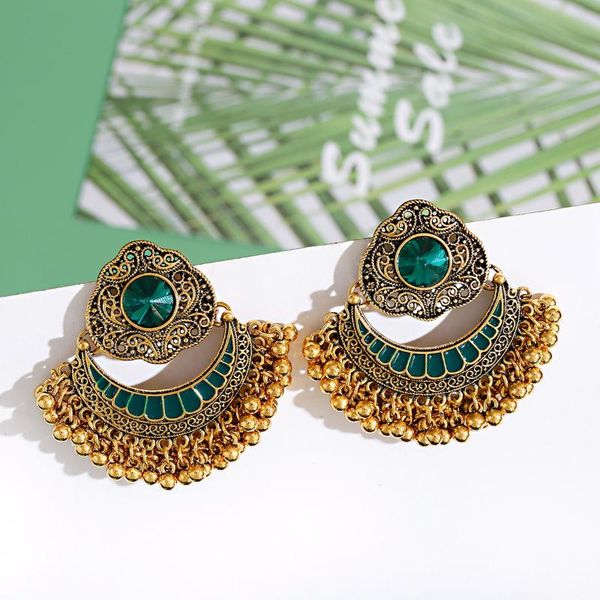 dangle chandelier elegant vintage women's green crystal beads earrings bijoux summer gypsy bollywood bohemia gold alloy wedding hangers, Silver
dangle chandelier elegant vintage women's green crystal beads earrings bijoux summer gypsy bollywood bohemia gold alloy wedding hangers, Silver