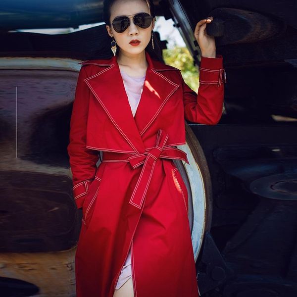 women's trench coats women coat british double breasted long crystal belt for water chain bow lace up trenchs red 5235, Tan;black
women's trench coats women coat british double breasted long crystal belt for water chain bow lace up trenchs red 5235, Tan;black