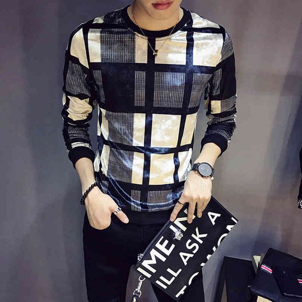 tee malha print homme club outfit thin manly suit long-sleeve neck velvet shirt deluxe autumn, White;black
tee malha print homme club outfit thin manly suit long-sleeve neck velvet shirt deluxe autumn, White;black