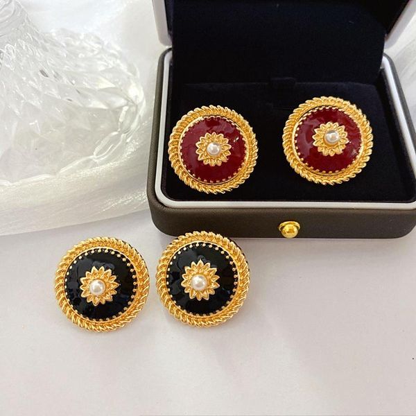 stud 2021 simple temperament retro french round geometry celebrity drop glaze enamel earrings women's accessories, Golden;silver
stud 2021 simple temperament retro french round geometry celebrity drop glaze enamel earrings women's accessories, Golden;silver
