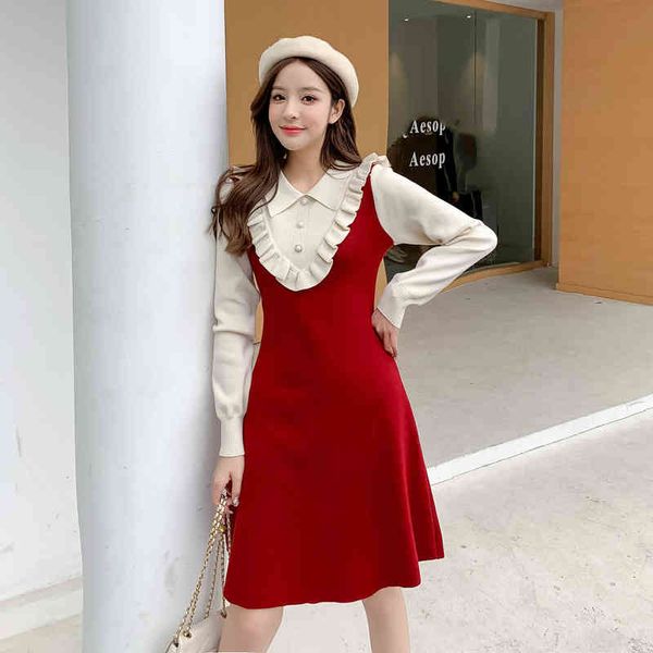 woman casual dresses sweater a-line bottomed skirt 2022 ear edge stitching temperament autumn and winter knitted dresses for women, Black;gray
woman casual dresses sweater a-line bottomed skirt 2022 ear edge stitching temperament autumn and winter knitted dresses for women, Black;gray