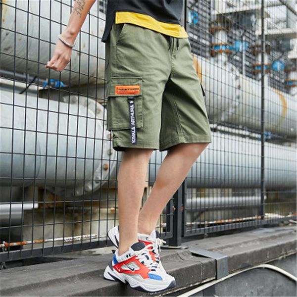 straight loose casual mens shorts fashion trend youth vacation tooling pocket pant designer summer beach male short pants, White;black
straight loose casual mens shorts fashion trend youth vacation tooling pocket pant designer summer beach male short pants, White;black
