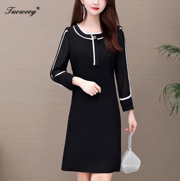 casual dresses 2021 plus size autumn dress long sleeve patchwork women o neck office ol style straight mini black, Black;gray
casual dresses 2021 plus size autumn dress long sleeve patchwork women o neck office ol style straight mini black, Black;gray