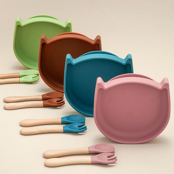 2021 am azon selling 100% food grade cat shape bowl safety suction silione spoon baby feeding set toddler christmas gift
2021 am azon selling 100% food grade cat shape bowl safety suction silione spoon baby feeding set toddler christmas gift