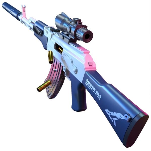 4535ak47 soft bullet akm children's toy gun simulation manual shell throwing assault rifle chicken eating equipment boy
4535ak47 soft bullet akm children's toy gun simulation manual shell throwing assault rifle chicken eating equipment boy