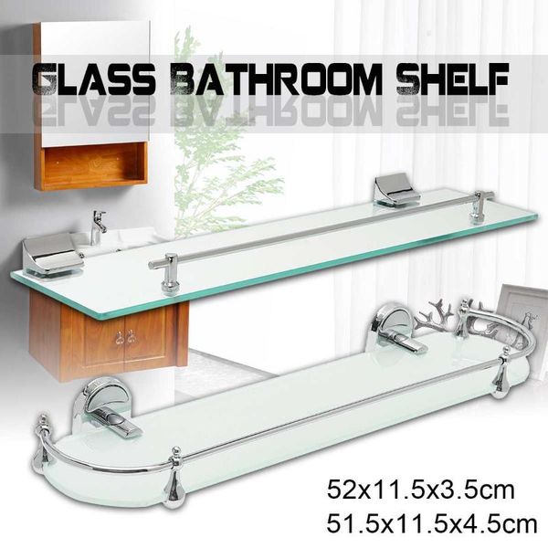 modern 1 tier tempered glass bathroom shelf aluminum storage organizer rack rectangular long 52cm load-bearing 5 kg bath accessory set
modern 1 tier tempered glass bathroom shelf aluminum storage organizer rack rectangular long 52cm load-bearing 5 kg bath accessory set