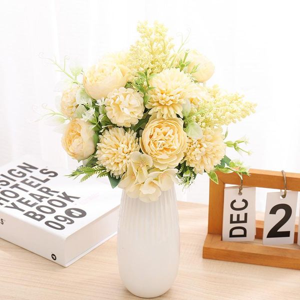 decorative flowers & wreaths pink and white mixed artificial flower silk rose peony home wedding decoration living room diy crafts high-qual
decorative flowers & wreaths pink and white mixed artificial flower silk rose peony home wedding decoration living room diy crafts high-qual