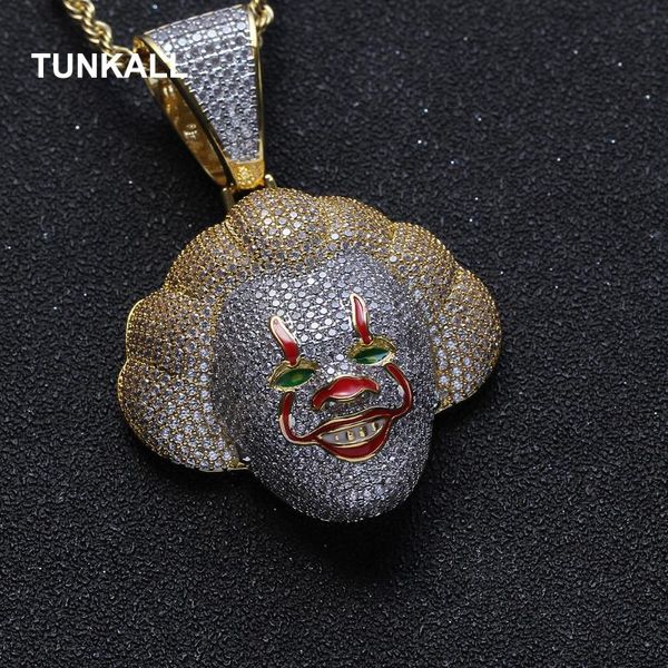 pendant necklaces tunkall bling brass cubic zircon face pendants mirco pave prong setting hip hop necklace men and women party gift cn263, Silver
pendant necklaces tunkall bling brass cubic zircon face pendants mirco pave prong setting hip hop necklace men and women party gift cn263, Silver