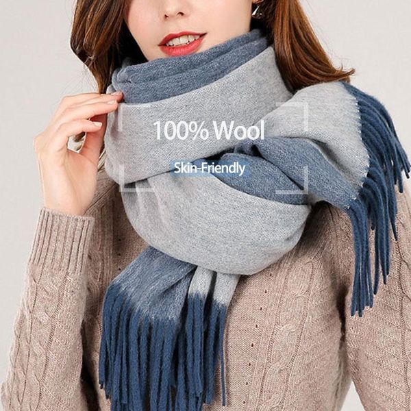 scarves 2021 women solid 100% wool lady winter warm cashmere pashmina shawls wraps pink blue female real long tassel scarf, Blue;gray
scarves 2021 women solid 100% wool lady winter warm cashmere pashmina shawls wraps pink blue female real long tassel scarf, Blue;gray
