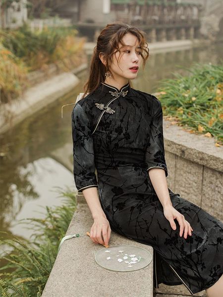 ethnic clothing chinese dress woman black plus large size qipao embroidery cheongsam retro traditional oriental, Red
ethnic clothing chinese dress woman black plus large size qipao embroidery cheongsam retro traditional oriental, Red