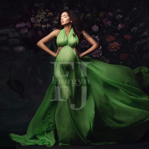 fashion green chiffon maternity robes halter custom made pregnant women party dress for po shoot formal casual dresses, Black;gray
fashion green chiffon maternity robes halter custom made pregnant women party dress for po shoot formal casual dresses, Black;gray