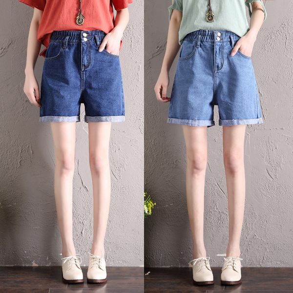 women's jeans burred shorts 2021 slim girl student versatile korean holed denim quarter pants summer, Blue
women's jeans burred shorts 2021 slim girl student versatile korean holed denim quarter pants summer, Blue