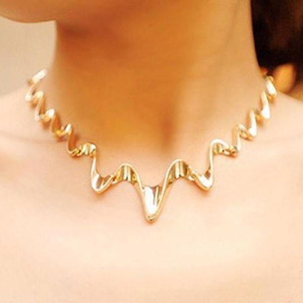 chains 70% sell women's fashion korean wave chain style choker statement bib necklace jewelry, Silver
chains 70% sell women's fashion korean wave chain style choker statement bib necklace jewelry, Silver