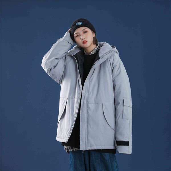 women's wool & blends winter jacket female coat hooded warm loose parka casual hoodie hip hop streetwear cotton clothing aaqc, Black
women's wool & blends winter jacket female coat hooded warm loose parka casual hoodie hip hop streetwear cotton clothing aaqc, Black