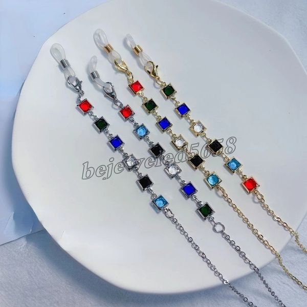 fashion crystal bead glasses chains face mask chain holder anti-drop sunglasses cord lanyard neck strap chain jewelry gifts
fashion crystal bead glasses chains face mask chain holder anti-drop sunglasses cord lanyard neck strap chain jewelry gifts