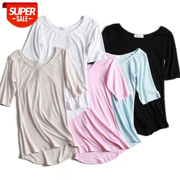 2021 thin see through modal cotton t shirt casual tee shirt women slim plain summer fashion clothes #cc6m, White
2021 thin see through modal cotton t shirt casual tee shirt women slim plain summer fashion clothes #cc6m, White