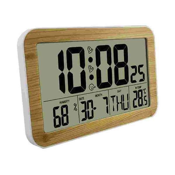 wall clocks 1pc temperature and humidity clock calendar lcd digital alarm
wall clocks 1pc temperature and humidity clock calendar lcd digital alarm