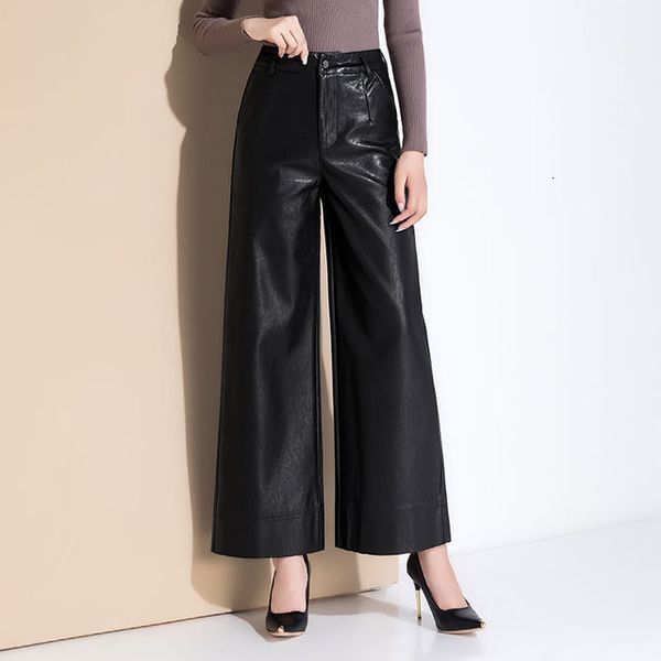capris sheep skin trousers black velvet leg winter fashionable women's thick leather pants genuine high waist, Black;white
capris sheep skin trousers black velvet leg winter fashionable women's thick leather pants genuine high waist, Black;white