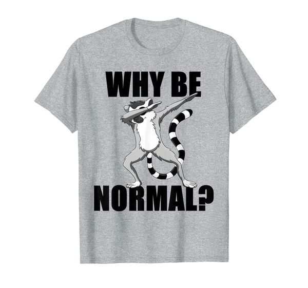 funny dabbing lemur why be normal t-shirt, White;black
funny dabbing lemur why be normal t-shirt, White;black