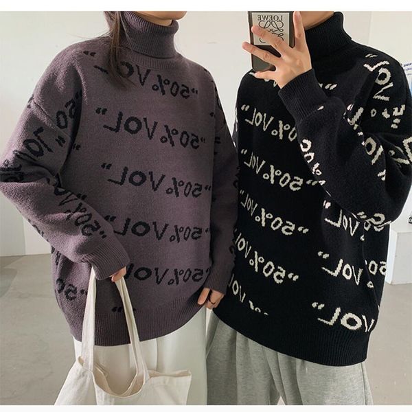 men's sweaters male sweater with mesh, jacket alphabet print and turtleneck, couple's casual shirt a 7fly, White;black
men's sweaters male sweater with mesh, jacket alphabet print and turtleneck, couple's casual shirt a 7fly, White;black
