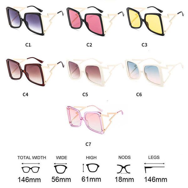 luxury designer sunglasses fashion oversize bow shape square for women 2021 brand big frame gradient sun glasses female summer shades, White;black
luxury designer sunglasses fashion oversize bow shape square for women 2021 brand big frame gradient sun glasses female summer shades, White;black