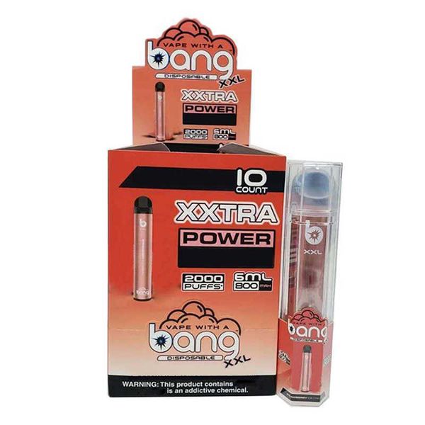 bang xxl disposable device 6ml pods 800mah batterys vapes pen bang xxtra 2000 puffs kit vs bang flex plus, Silver
bang xxl disposable device 6ml pods 800mah batterys vapes pen bang xxtra 2000 puffs kit vs bang flex plus, Silver