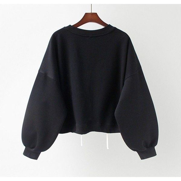 women's hoodies & sweatshirts embroidery pullover sweatshirt women o neck long sleeve drawstring casual arrival all-match ladies, Black
women's hoodies & sweatshirts embroidery pullover sweatshirt women o neck long sleeve drawstring casual arrival all-match ladies, Black