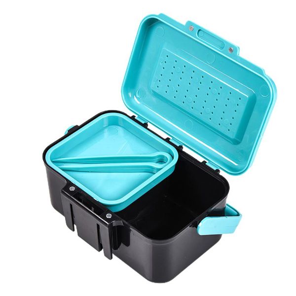 fishing bait magnetic worm container box breathable live double-layer plastic large capacity storage portable accessories
fishing bait magnetic worm container box breathable live double-layer plastic large capacity storage portable accessories