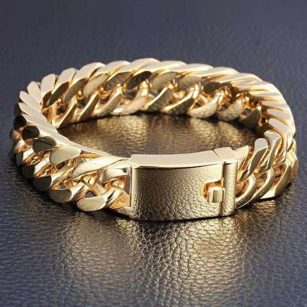 link, chain men nracelet plated curb bracelet stainless steel bangles charm heavy jewelry, Black
link, chain men nracelet plated curb bracelet stainless steel bangles charm heavy jewelry, Black