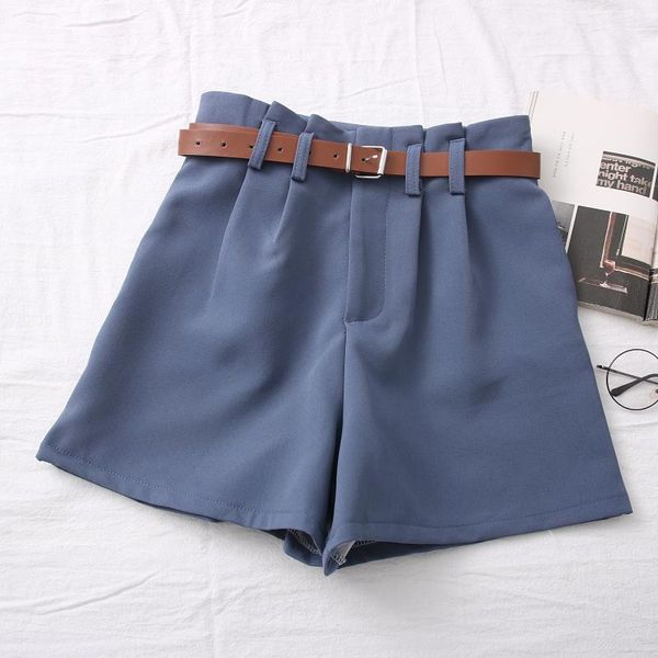 women's shorts 2021 casual comfortable elegant wild with belt woolen autumn winter slim wide leg a-line, White;black
women's shorts 2021 casual comfortable elegant wild with belt woolen autumn winter slim wide leg a-line, White;black