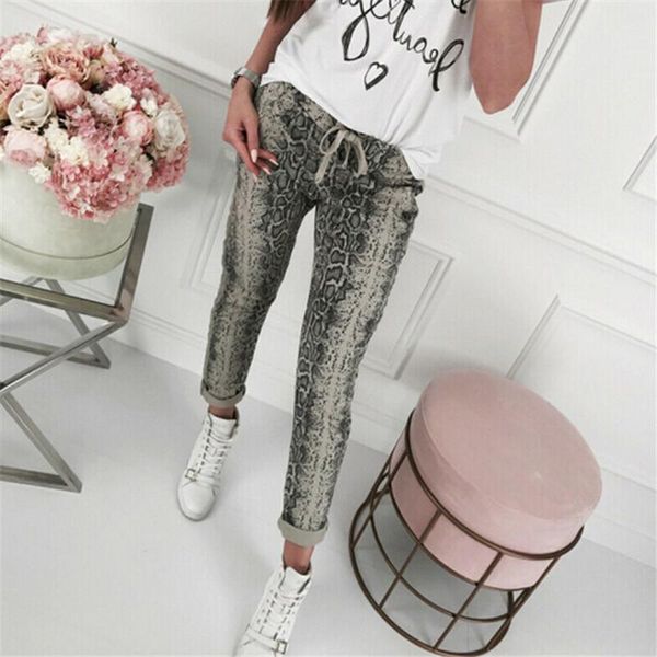 women's pants & capris women fashion snakeskin print ladies pencil trousers casual streetwear drawstring summer loose woman long, Black;white
women's pants & capris women fashion snakeskin print ladies pencil trousers casual streetwear drawstring summer loose woman long, Black;white