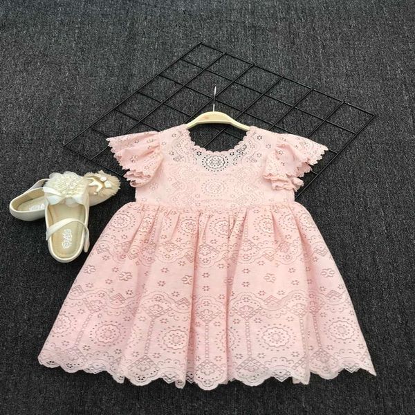 wholesale girls dress summer style lace flare sleeve bow tie cotton hollow out princess children clothes e1949 210610, Red;yellow
wholesale girls dress summer style lace flare sleeve bow tie cotton hollow out princess children clothes e1949 210610, Red;yellow
