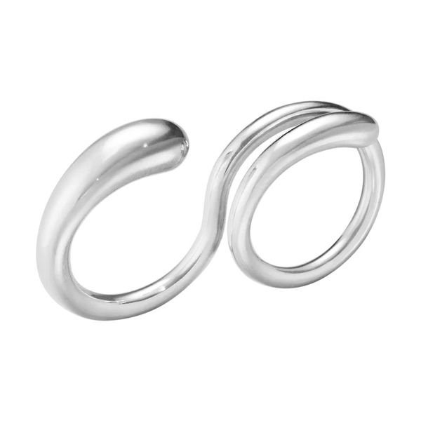european and american style radian gradient opening double ring shape solid 925 sterling silver fashion trend jewelry
european and american style radian gradient opening double ring shape solid 925 sterling silver fashion trend jewelry