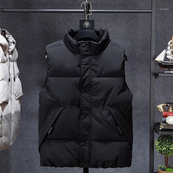 men's vests 2021 men autumn winter fashion plus size sleeveless jackets warm down cotton vest parka male casual hooded waistcoat o459, Black;white
men's vests 2021 men autumn winter fashion plus size sleeveless jackets warm down cotton vest parka male casual hooded waistcoat o459, Black;white