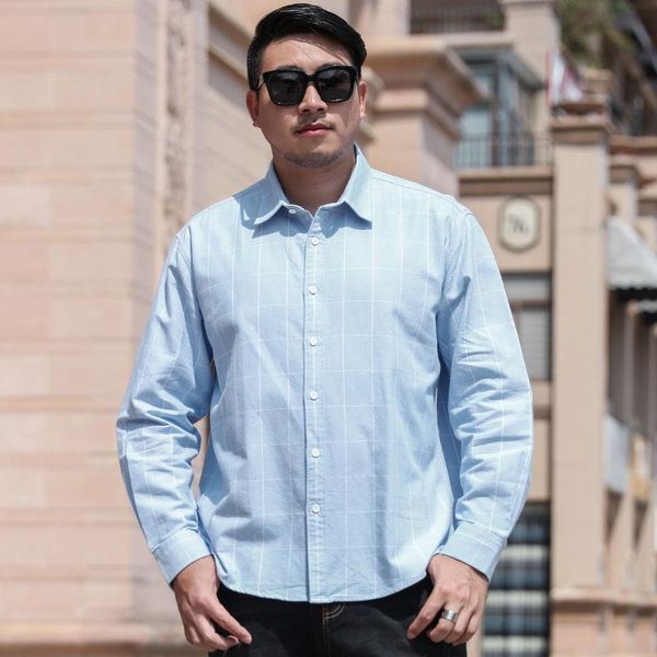 men's fat plus size long sleeve shirt fashion casual plaid dress shirts, White;black
men's fat plus size long sleeve shirt fashion casual plaid dress shirts, White;black