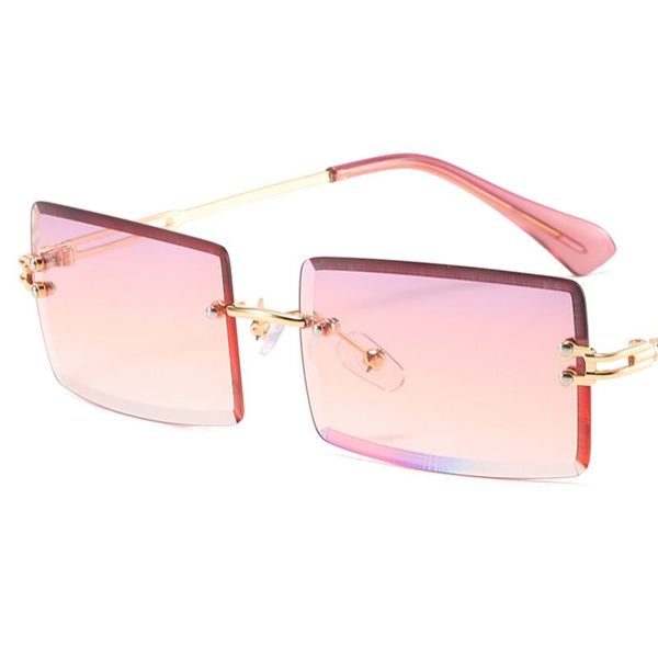 sunglasses vintage small square women's rimless fashion classic designer colorful gradient glasses 2021 retro simple, White;black
sunglasses vintage small square women's rimless fashion classic designer colorful gradient glasses 2021 retro simple, White;black