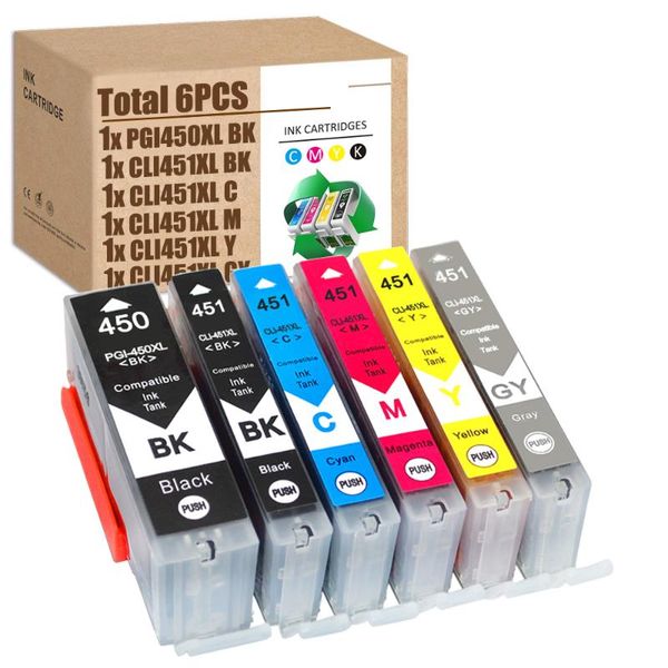 for canon pgi450 xl cli451 xlwith grey ink cartridges pgi-450xl cli-451xl pixma mg6340 / mg7140 mg7540 ip8740
for canon pgi450 xl cli451 xlwith grey ink cartridges pgi-450xl cli-451xl pixma mg6340 / mg7140 mg7540 ip8740