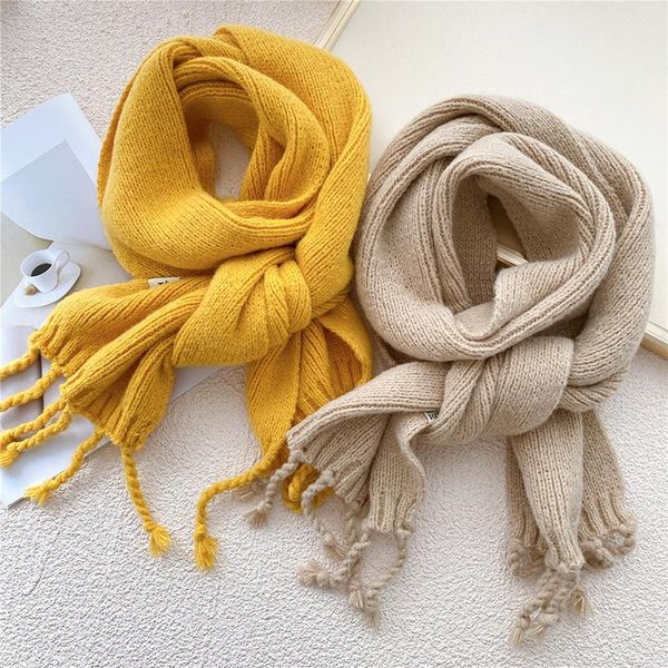 scarves solid knitted women warm scarf autumn winter tassel shawls female beautiful thicken long soft wraps 21*170cm 2021, Blue;gray
scarves solid knitted women warm scarf autumn winter tassel shawls female beautiful thicken long soft wraps 21*170cm 2021, Blue;gray