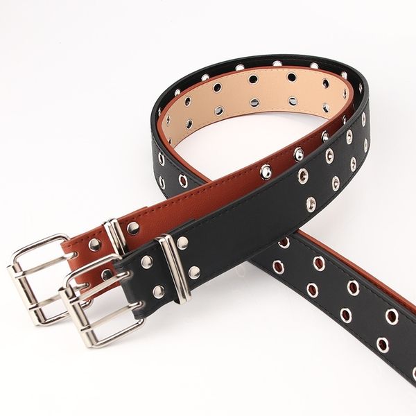 2021 low price wholesale new style personality double exhaust eyes women's fashion rivet decoration trouser trend wide belt stall, Black;brown
2021 low price wholesale new style personality double exhaust eyes women's fashion rivet decoration trouser trend wide belt stall, Black;brown
