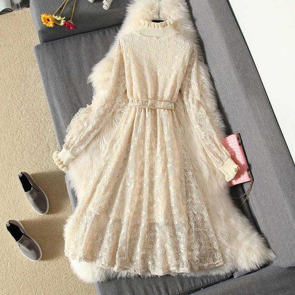 casual dresses 2021 women dress female spring autumn lace lady winter plus cashmere size fashion all-match b564, Black;gray
casual dresses 2021 women dress female spring autumn lace lady winter plus cashmere size fashion all-match b564, Black;gray