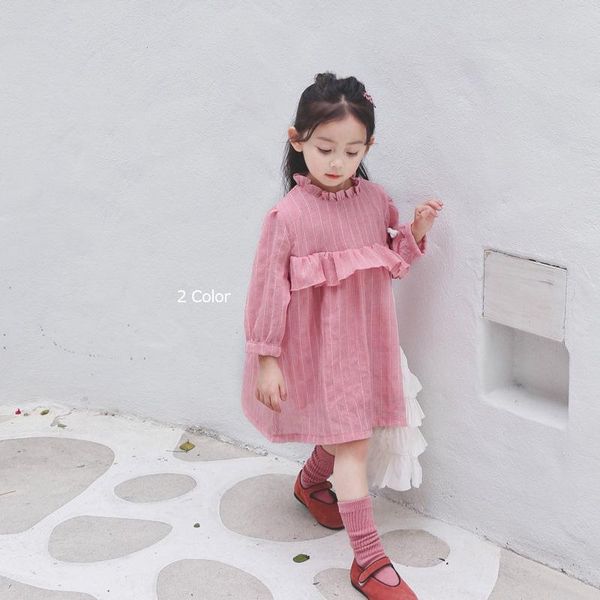 girl's dresses celveroso 2021 baby girls dress long sleeve solid cotton girl cute ruffled coll children's clothing for kids, Red;yellow
girl's dresses celveroso 2021 baby girls dress long sleeve solid cotton girl cute ruffled coll children's clothing for kids, Red;yellow