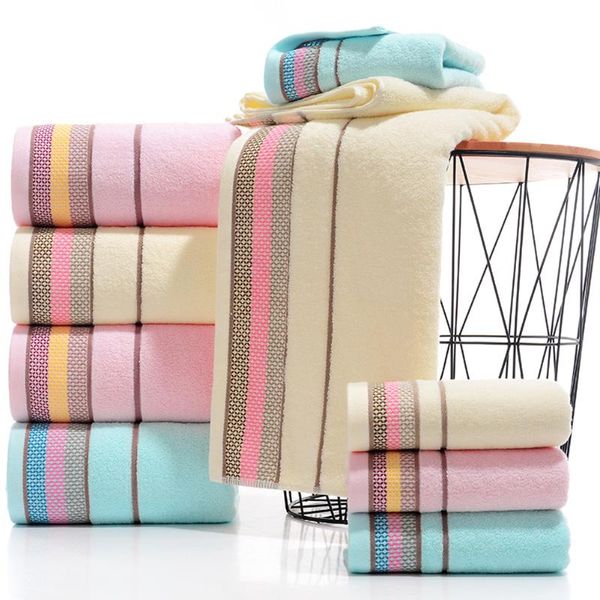towel set 100% cotton soft absorbent 35x75cm luxury hand face washcloth towels